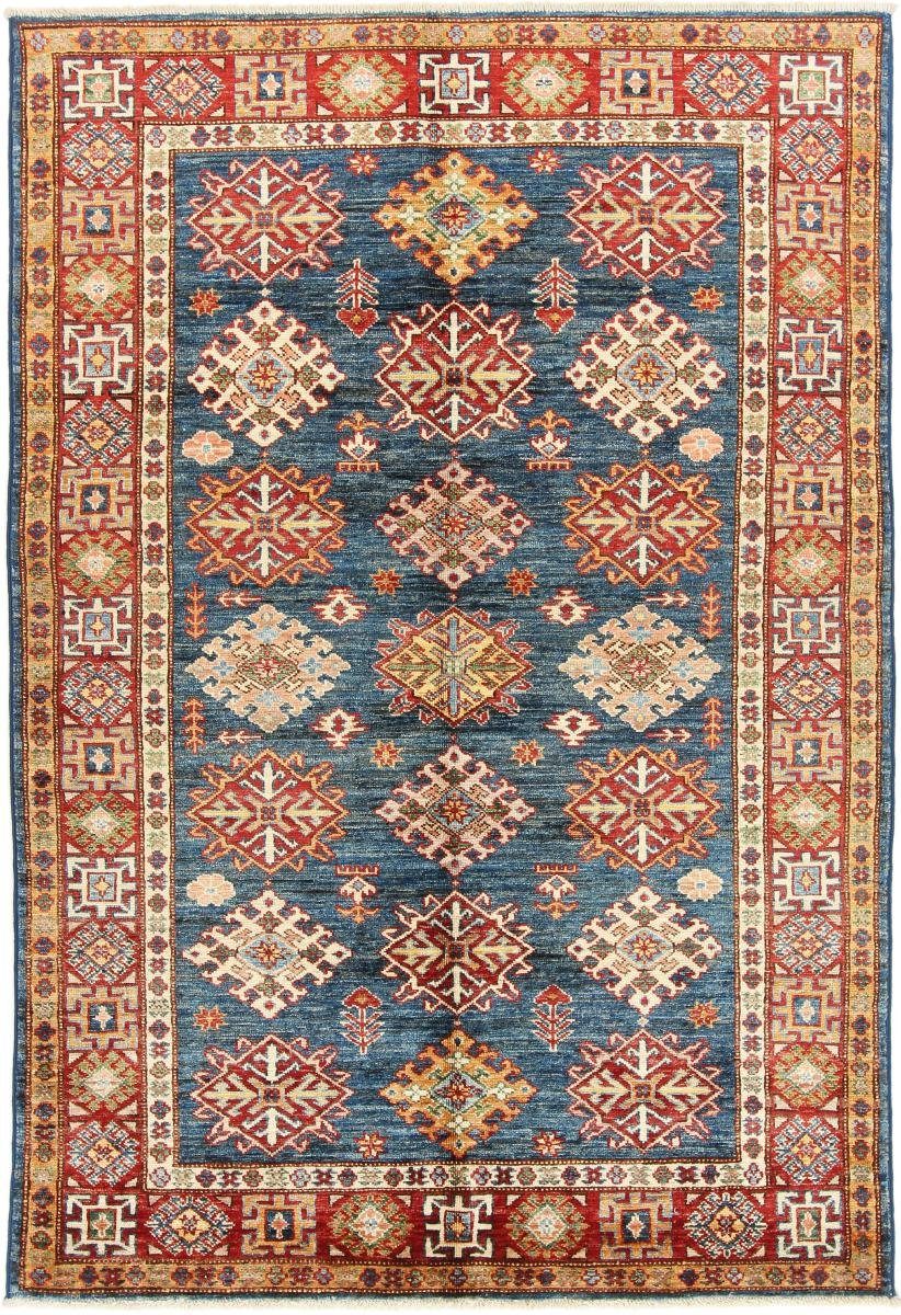 Orientteppich Super Kazak 121x179 Handgeknüpfter Orientteppich, Nain Trading, rechteckig, Höhe: 5 mm
