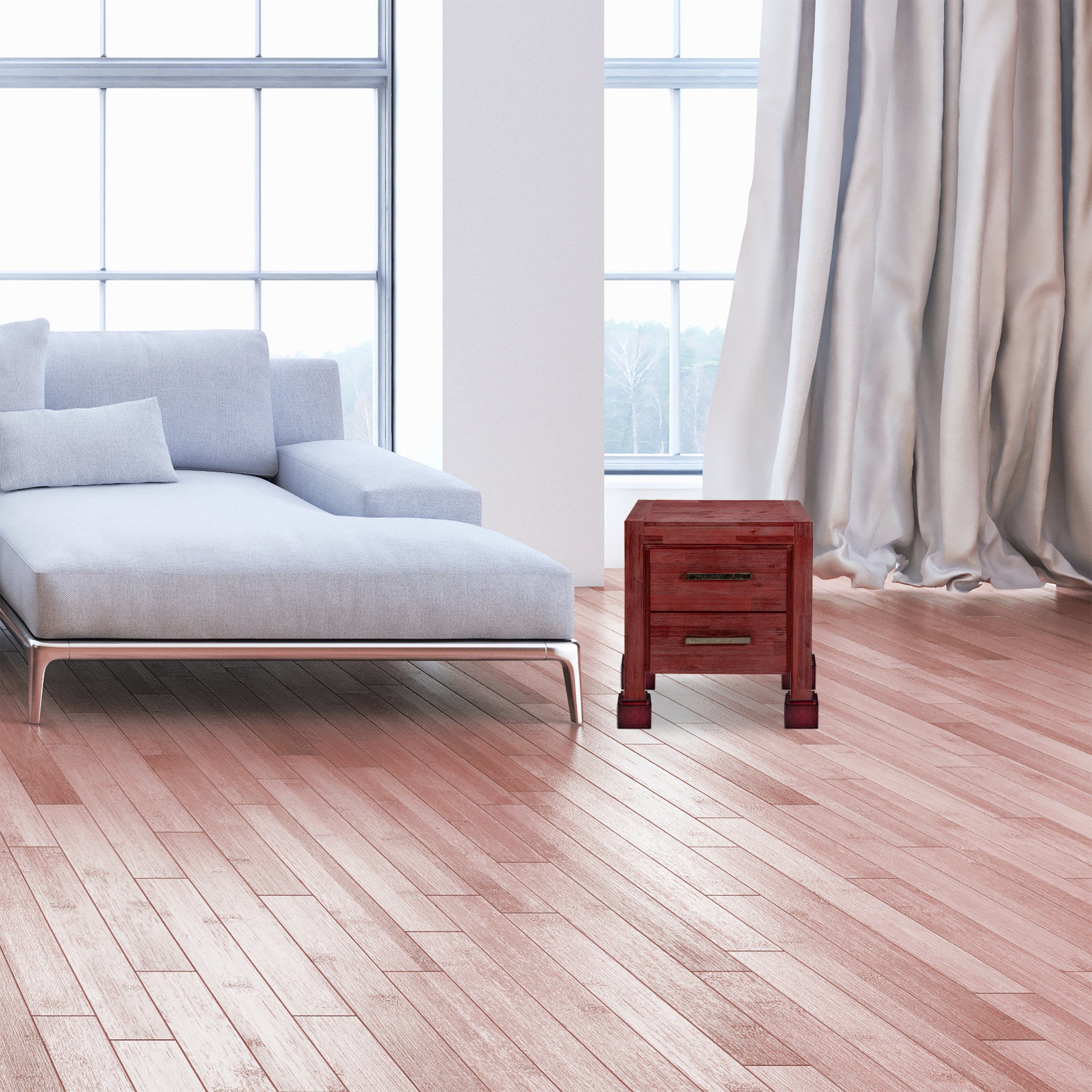 relaxdays Erhöhungs-Set Möbelerhöher 4er Set in versch. Farben, braun günstig online kaufen