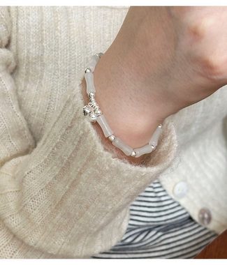 LENBEST Bettelarmband Armband Natural Jade Brac elet Bamboo Bangle Bracelets (1-tlg)