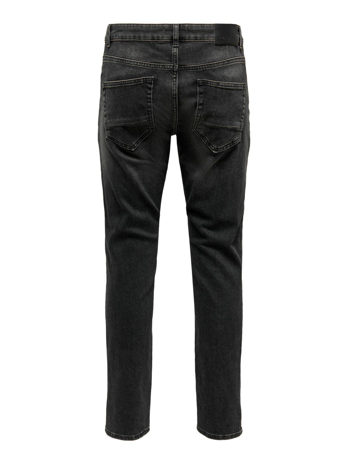 ONSWEFT Stretch (1-tlg) 3992 Straight Pants ONLY SONS Denim in Grau Fit Jeans Regular-fit-Jeans & Regular