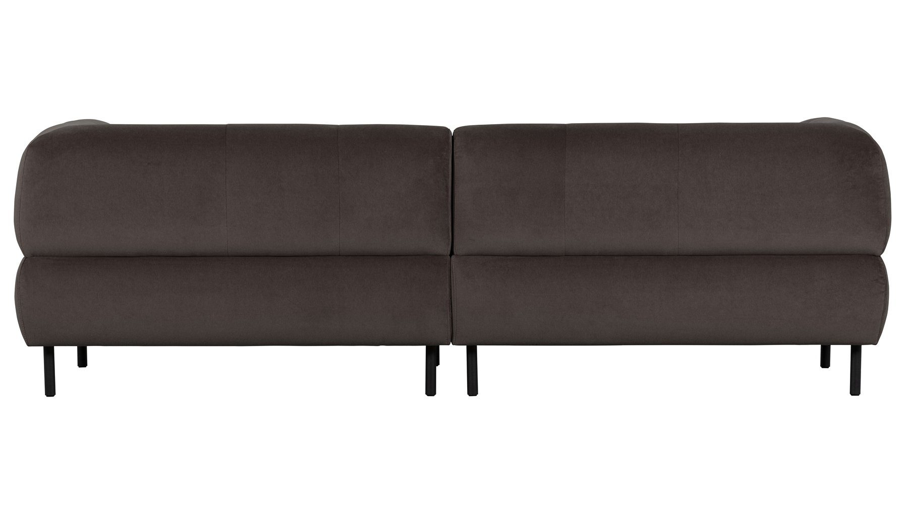 - Samt 4-Sitzer Cast Iron, Sofa WOOOD freistellbar Sofa Lloyd