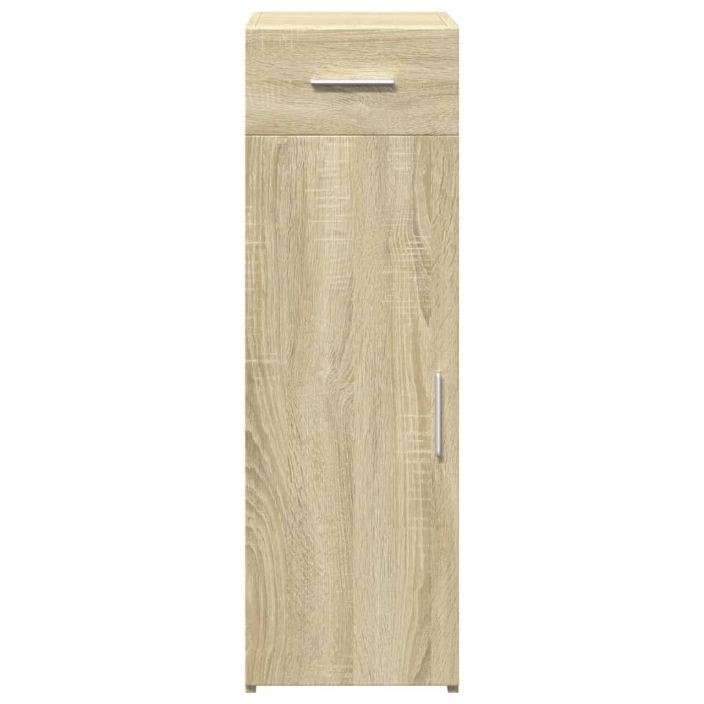 vidaXL Sideboard Sideboard Sonoma-Eiche 30x42,5x93 cm Holzwerkstoff (1 St)