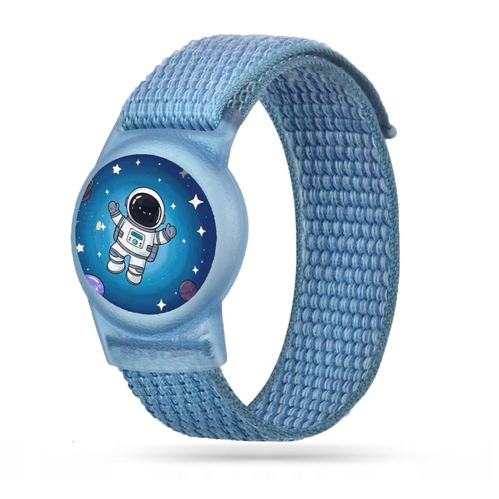 TECH PROTECT Armband Kinderarmband Trackerband Schutzhülle (Spar-Set, 1-tlg., 220 mm verstellbar), Nylon, Klettverschluss, verstellbar, AirTag-Hülle
