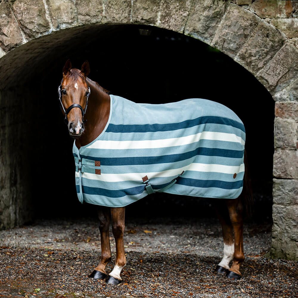 Pferde-Abschwitzdecke Horseware Newmarket Fleece Cooler