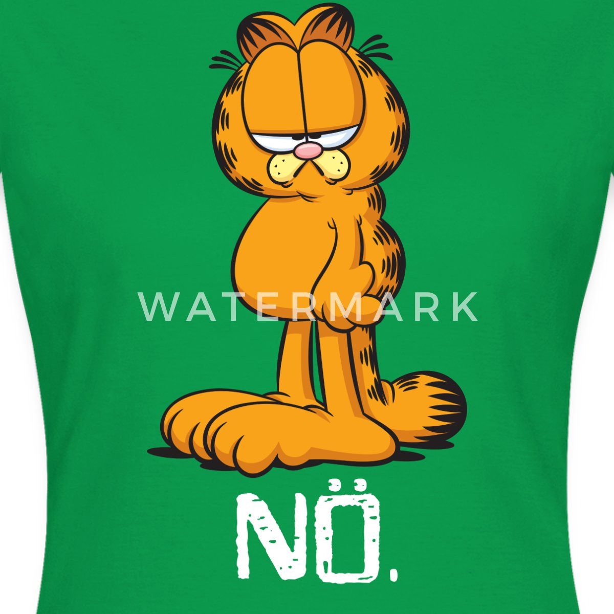 Spreadshirt T-Shirt Garfield Nö Nein Kein günstig online kaufen