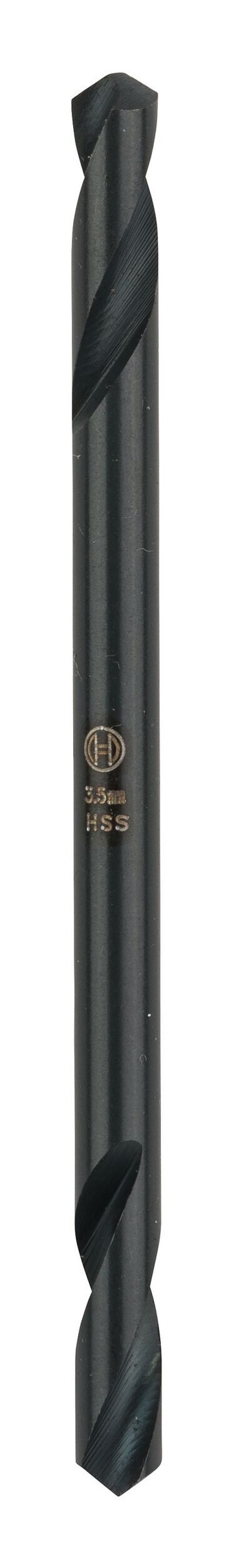 14 x - 3,5 Metallbohrer, - mm 52 10er-Pack BOSCH x (10 Doppelendbohrer Stück), HSS-G