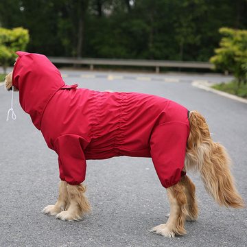 FIDDY Regenmantel All-inclusive-wasserdichter Poncho für vierbeinige Hunde (1-tlg)