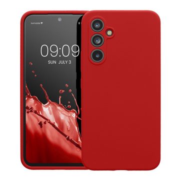 kwmobile Handyhülle Hülle für Samsung Galaxy A54 5G, Hülle Silikon gummiert - Handyhülle - Handy Case in Klassisch Rot