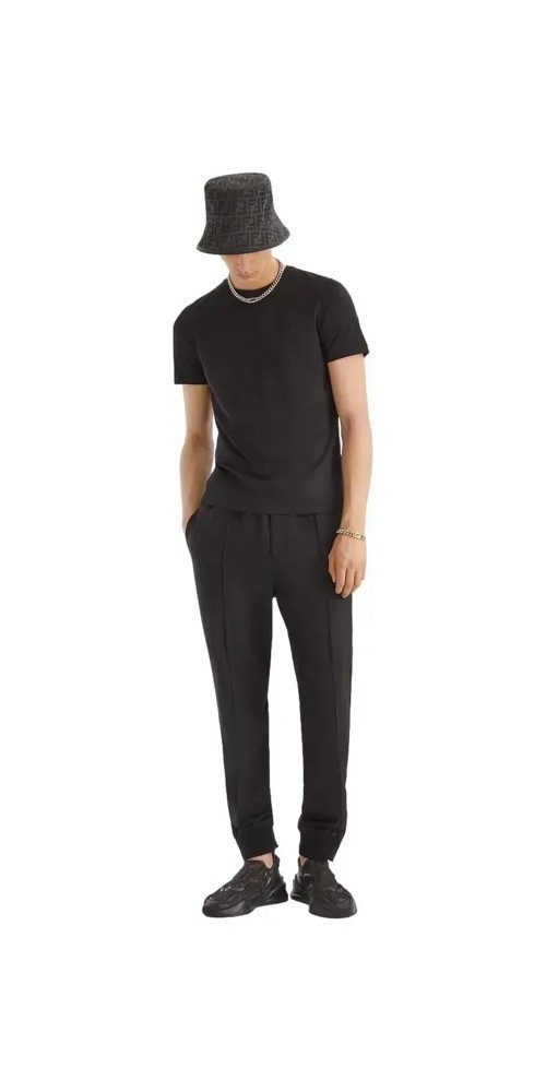 FENDI Print-Shirt Fendi T-Shirt Schwarz Herren