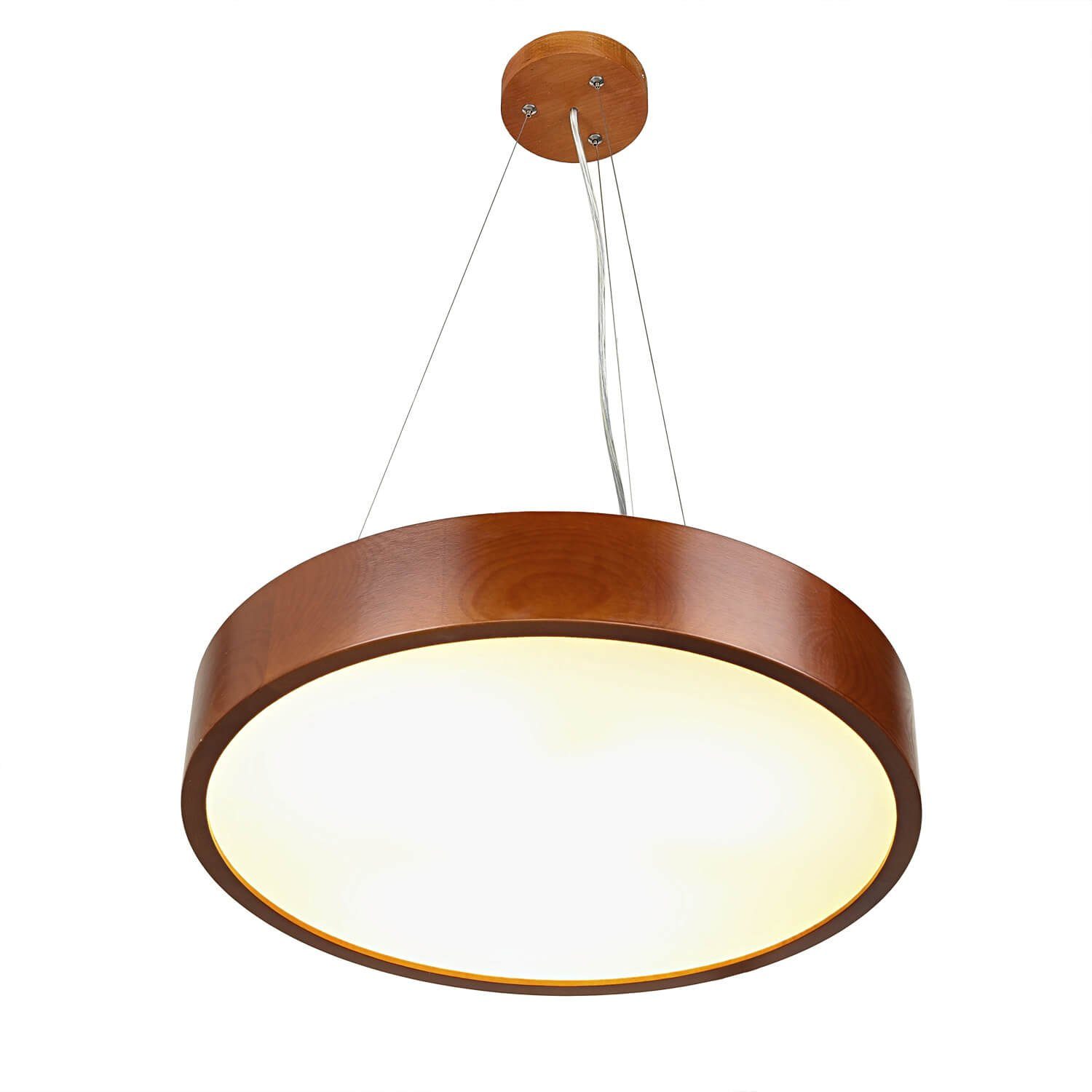 Licht-Erlebnisse Pendelleuchte ARBARO, ohne Leuchtmittel, Holz günstig online kaufen