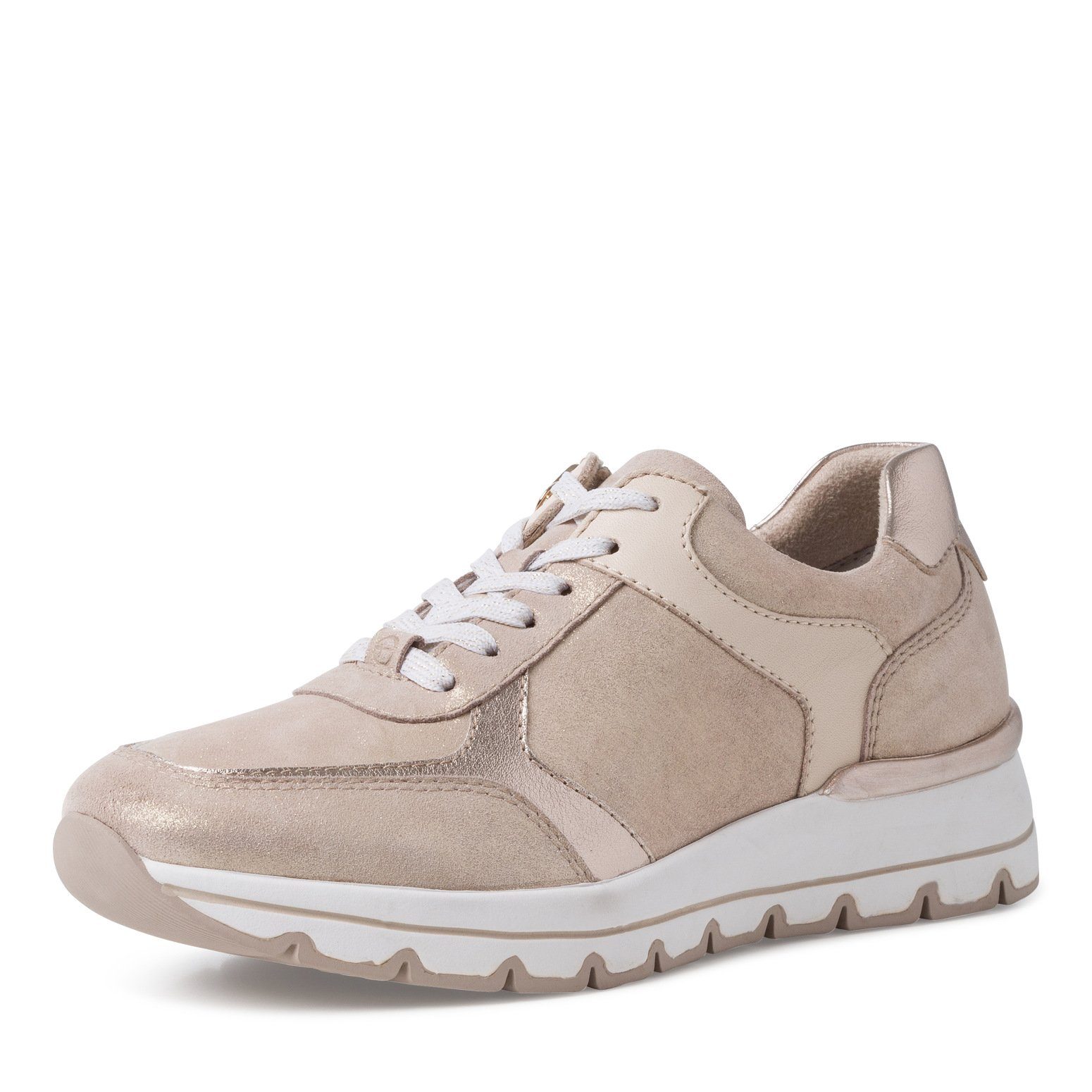 Tamaris COMFORT-Lining Damen Sneaker 1-23719-28-116 CHAMPAGNE COMBI Sneaker