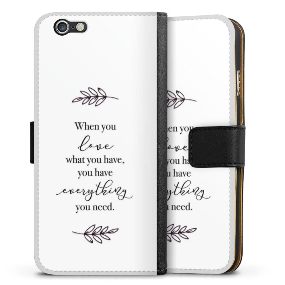 DeinDesign Handyhülle Liebe Spruch Statement When You Love What You