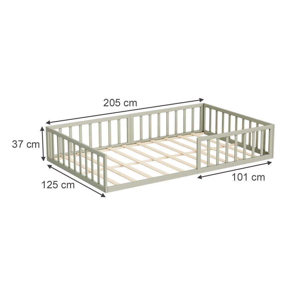 VitaliSpa® Kinderbett Minno, Greige, 205 x günstig online kaufen