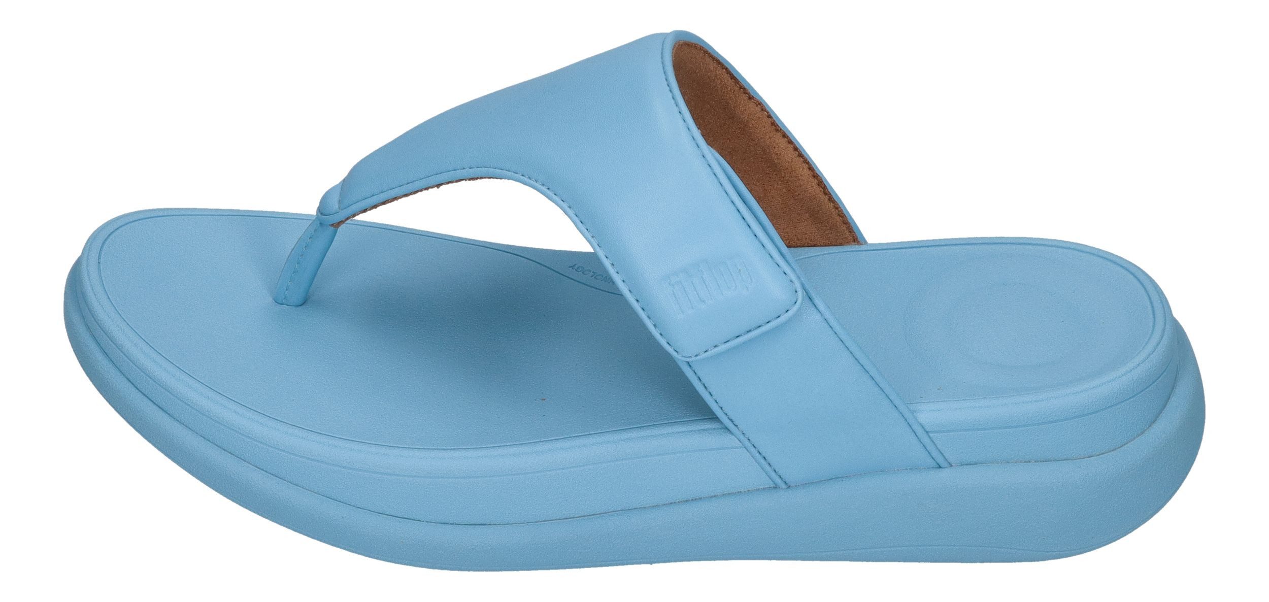 Fitflop F-MODE GO ADJUSTABLE TOE POST SANDALS Zehentrenner Bondi Blue günstig online kaufen