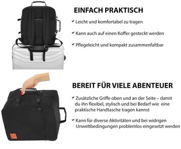 Granori Kofferrucksack Dreampack Pro 40x30x25 / 40x30x20 cm – Handgepäck-Rucksack (Flexsize), Platzwunder mit optimaler Konstruktion zum maximalen Bepacken