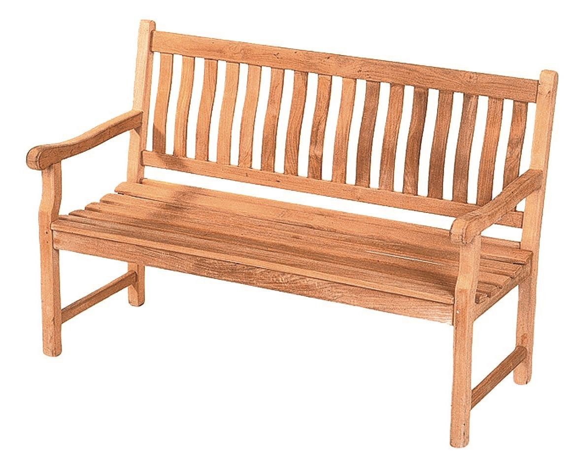 deVries Gartenbank deVries Teakholz Gartenbank Mendip 150 cm, Teakholz - extrabreit - Armlehnen