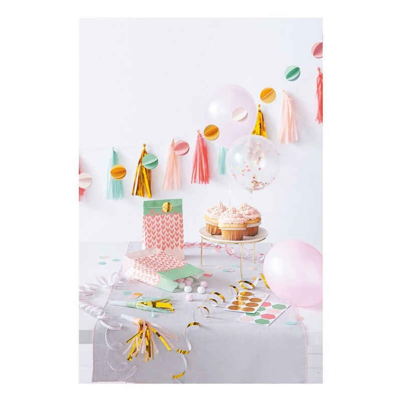 Folia Girlande Pastell Party with Style, 41-tlg. Party-Deko-Set