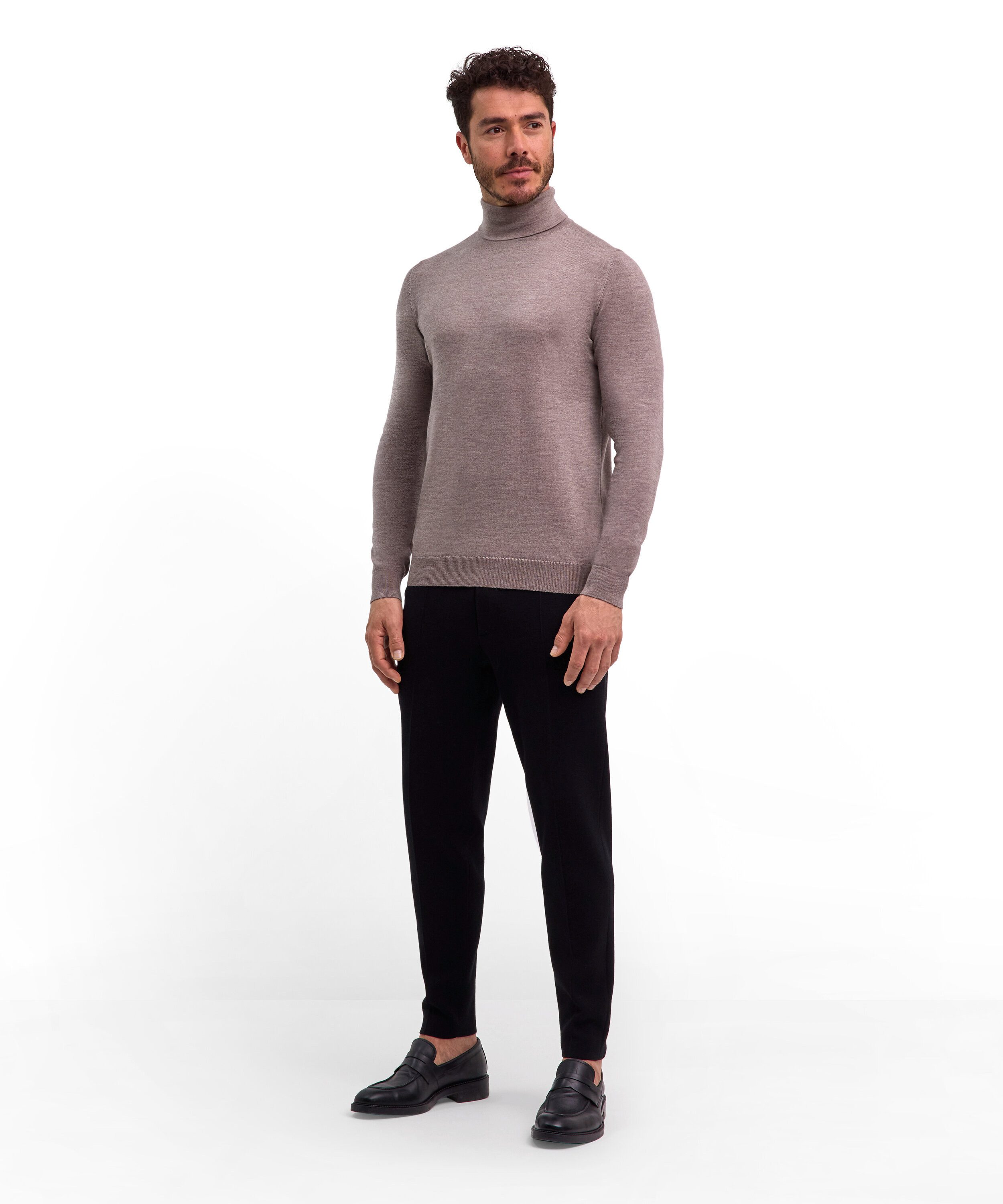 FALKE Strickpullover Pure Merino Wool Pullover (1-tlg) aus reiner, extrafeiner Merinowolle
