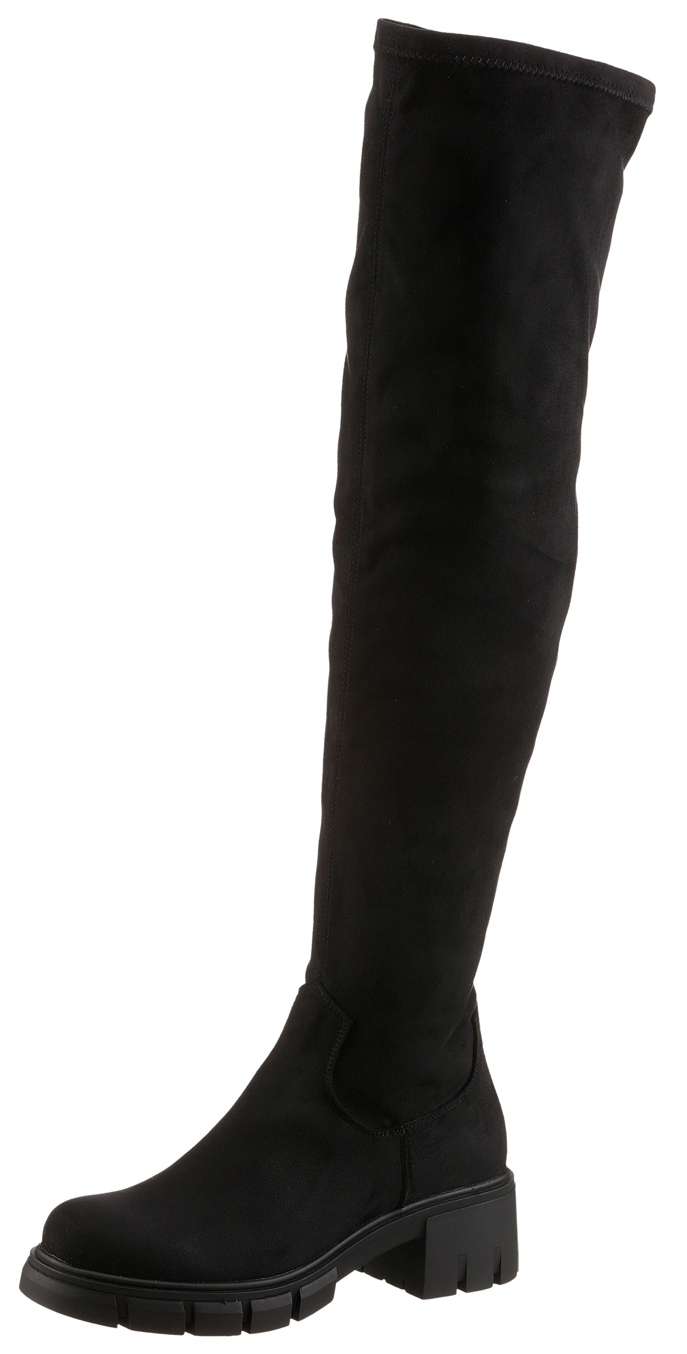 Aniston SHOES Overkneestiefel zum Schlupfen, mit günstig online kaufen