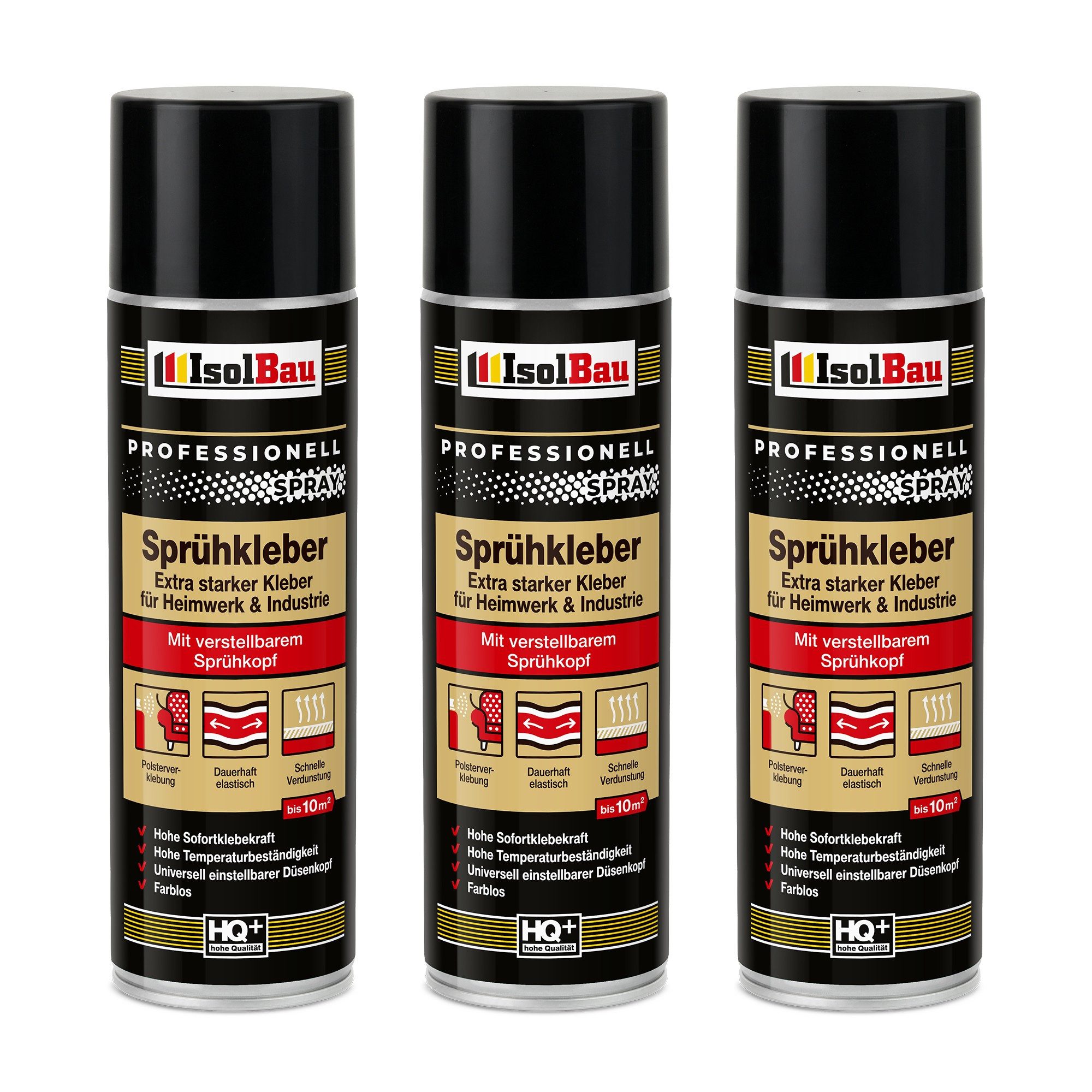 None Montagekleber Sprühkleber 3 x 500ml Klebe-Spray für Schaumstoff Leder, günstig online kaufen