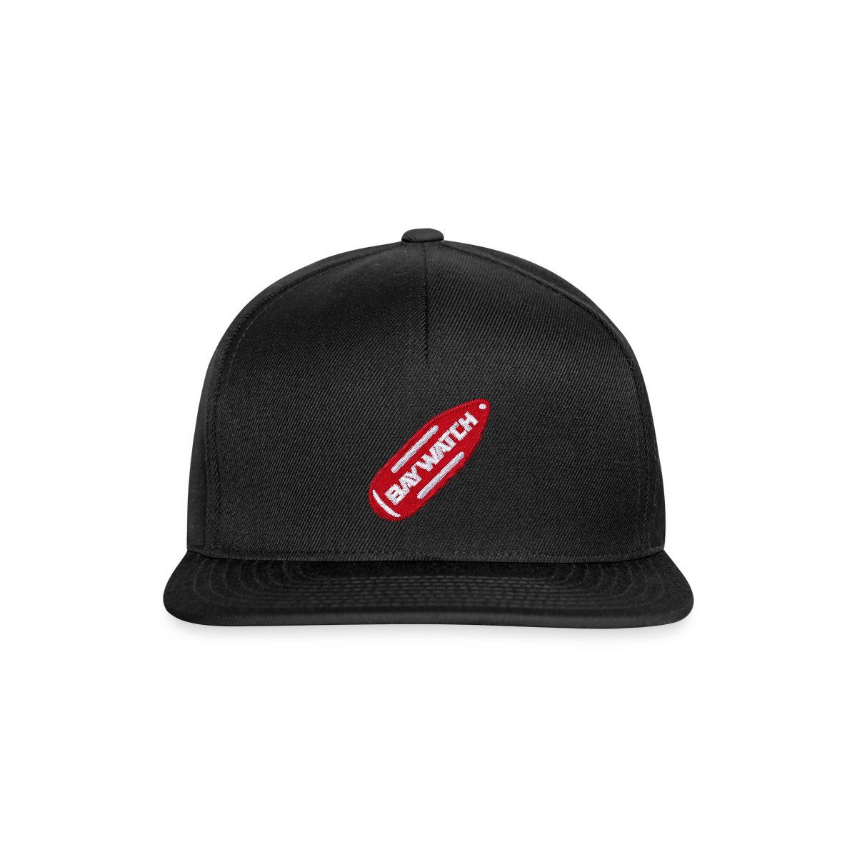 Snapback Cap Baywatch Logo Auf Boje Als Stick-Design Snapback Cap