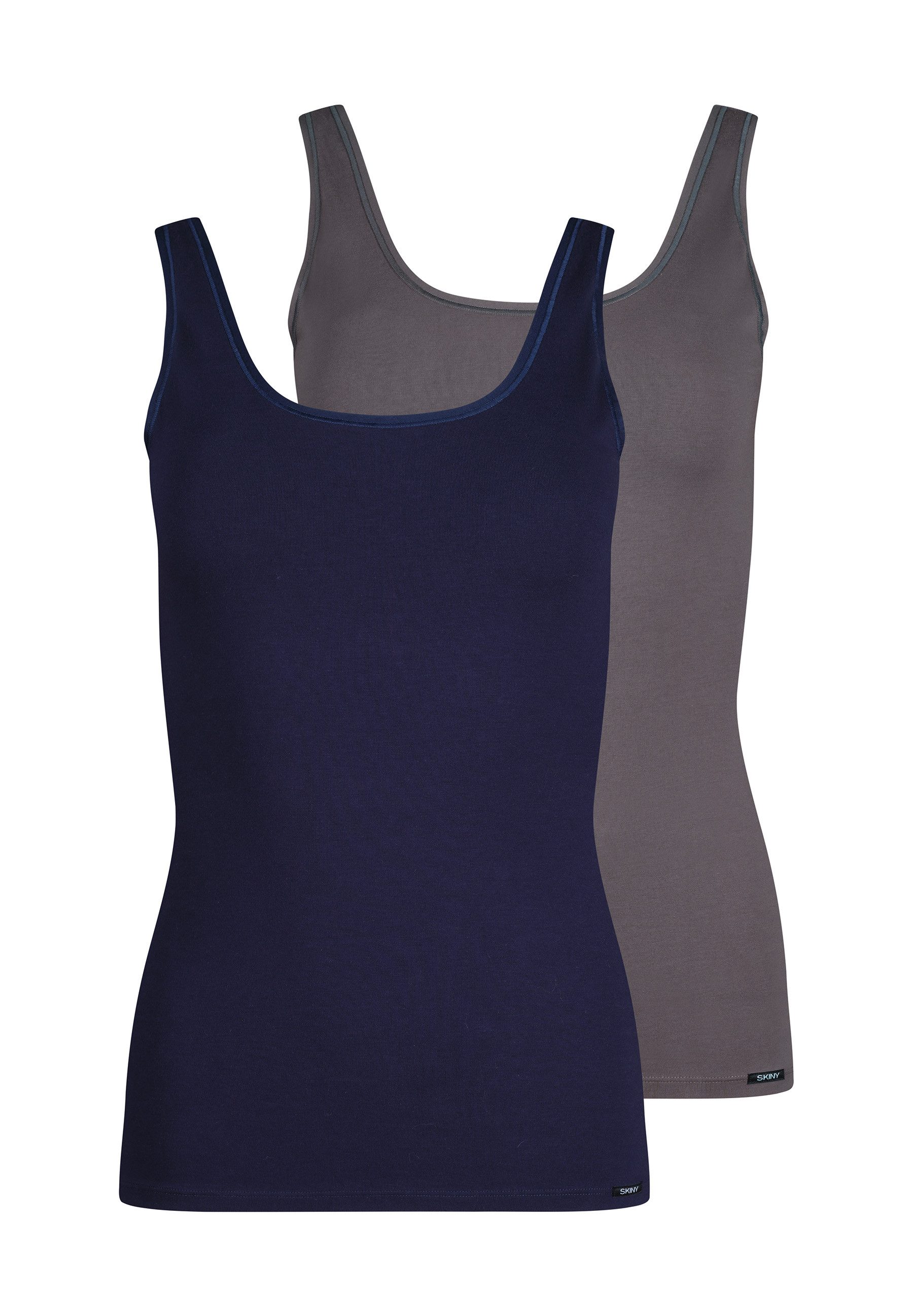 Skiny Unterhemd Cotton Advantage (2er Pack) bequem, weich, basic, eng, Baumwollmix