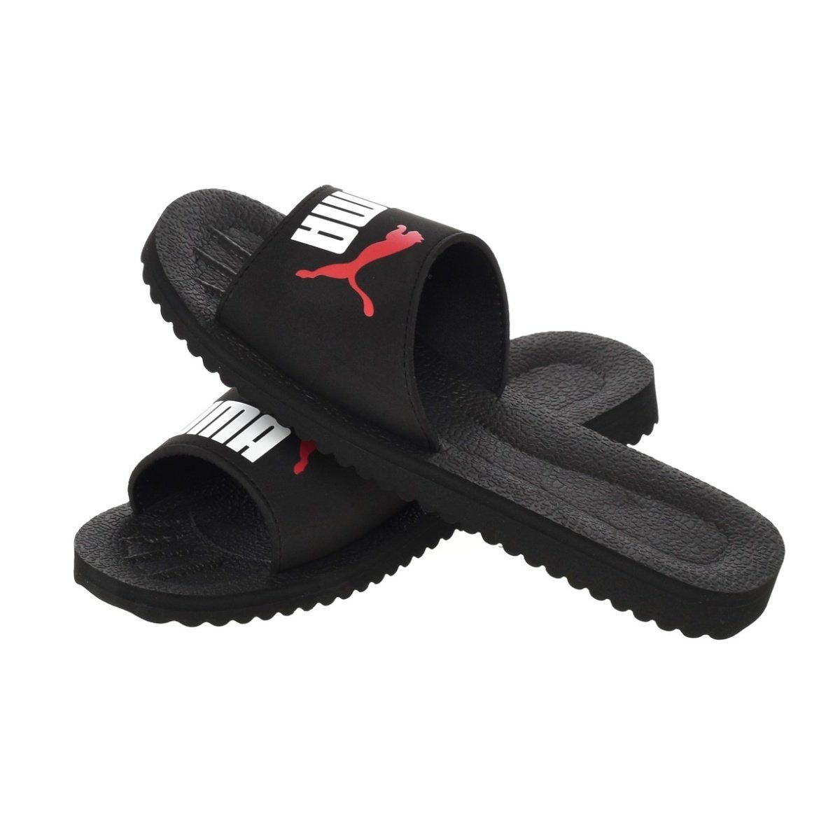PUMA Purecat schwarz/weiss/rot - 1 Paar Badeschuh günstig online kaufen