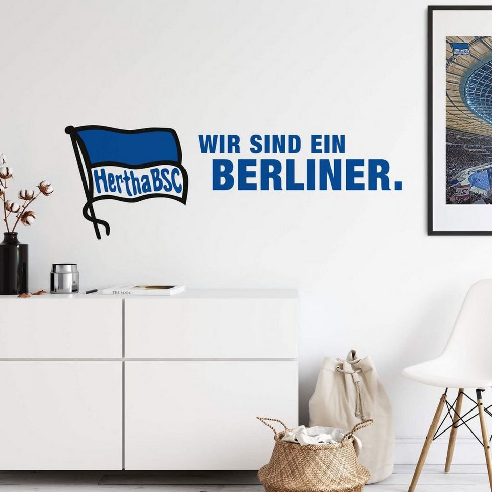 St) Wandtattoo Hertha Logo Wall-Art Schriftzug (1 BSC