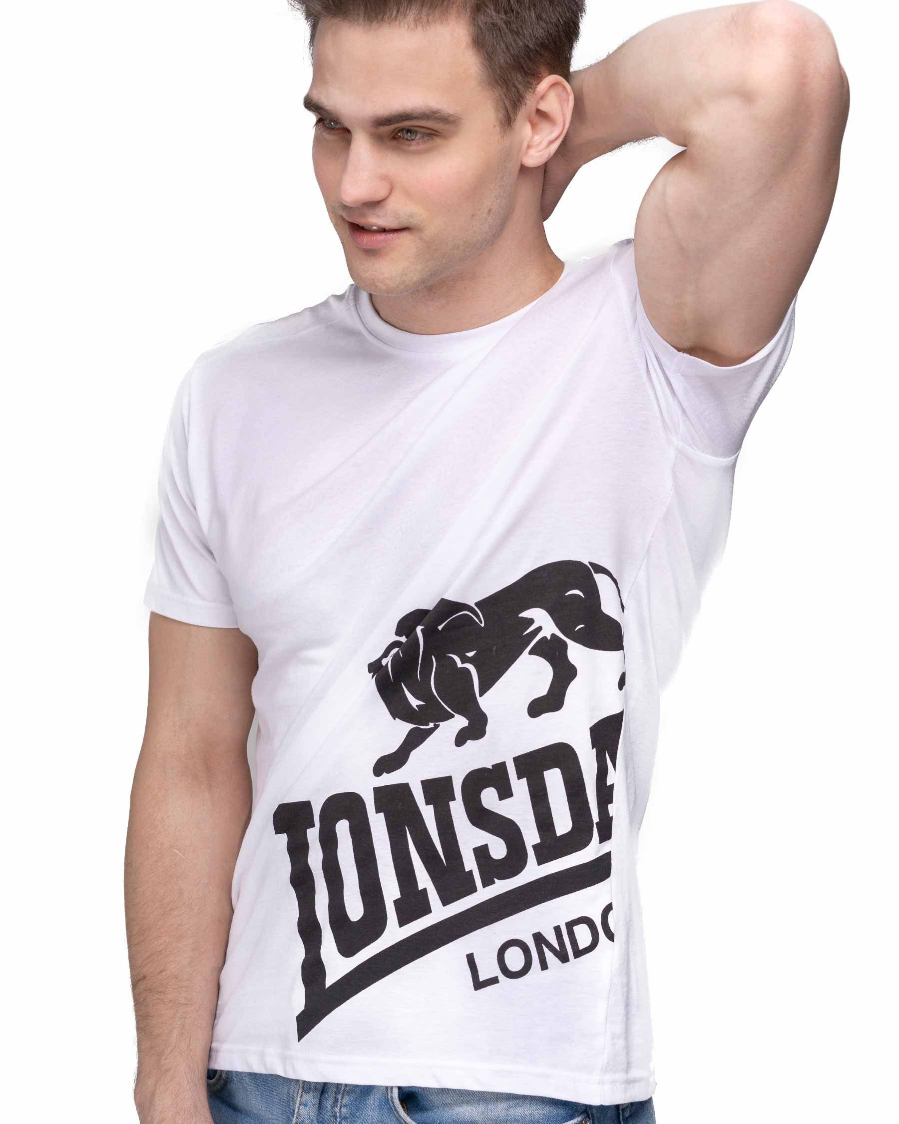Lonsdale T-Shirt Lonsdale regulär fit T-Shirt Dereham Lonsdale London Logodruck