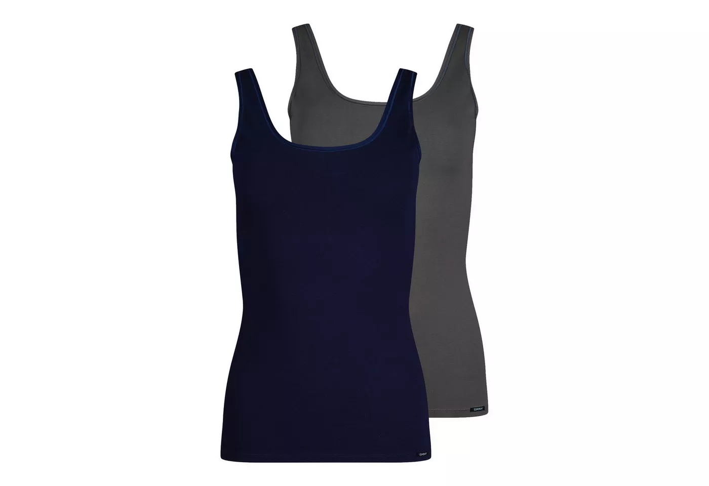 SKINY Achseltop Every Day In Cotton Advantage (2-St., 2er Pack) mit flacher Nahtverarbeitung