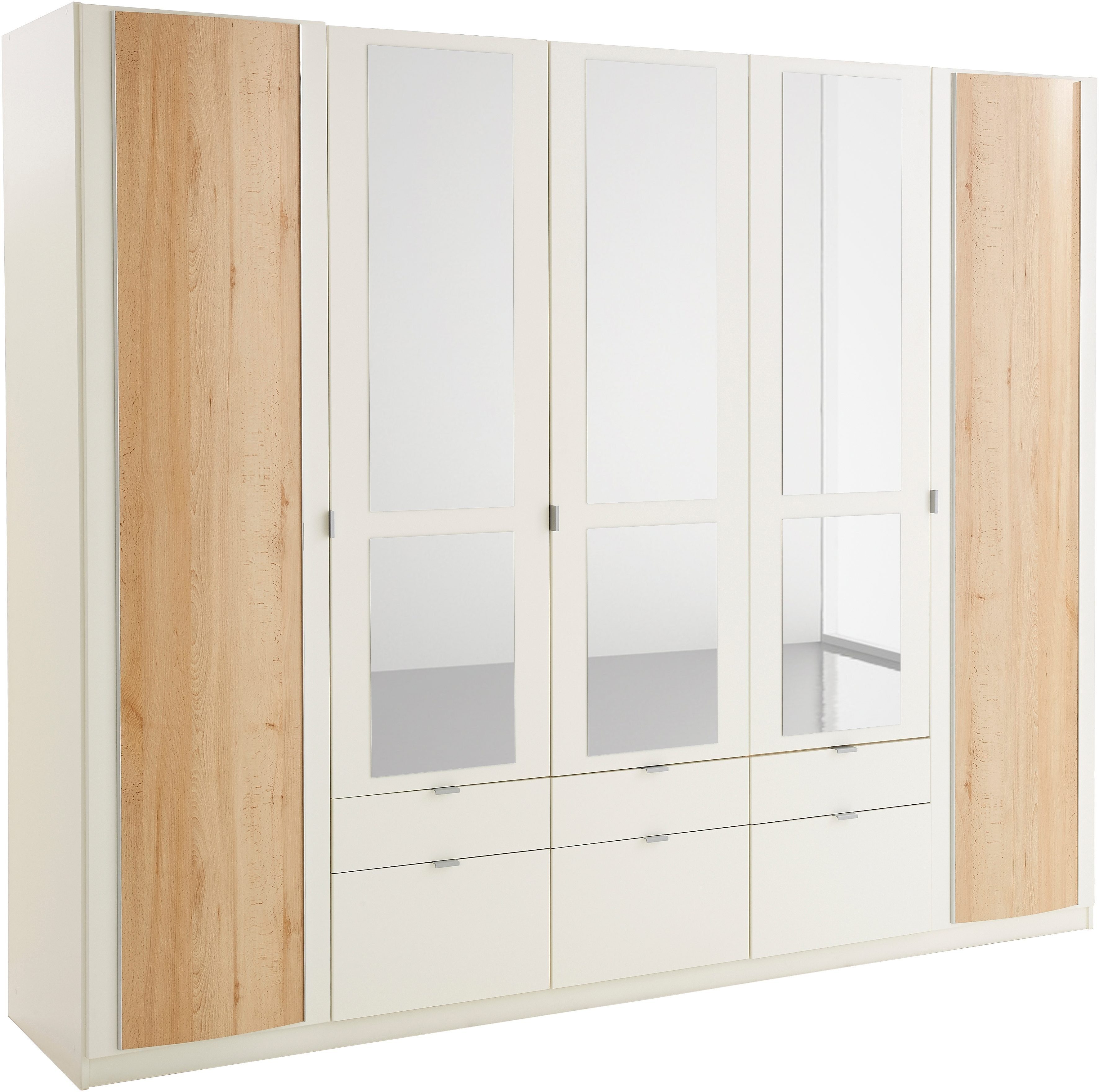 priess Kleiderschrank mit gerundeten Elementen auf den Außentüren günstig online kaufen