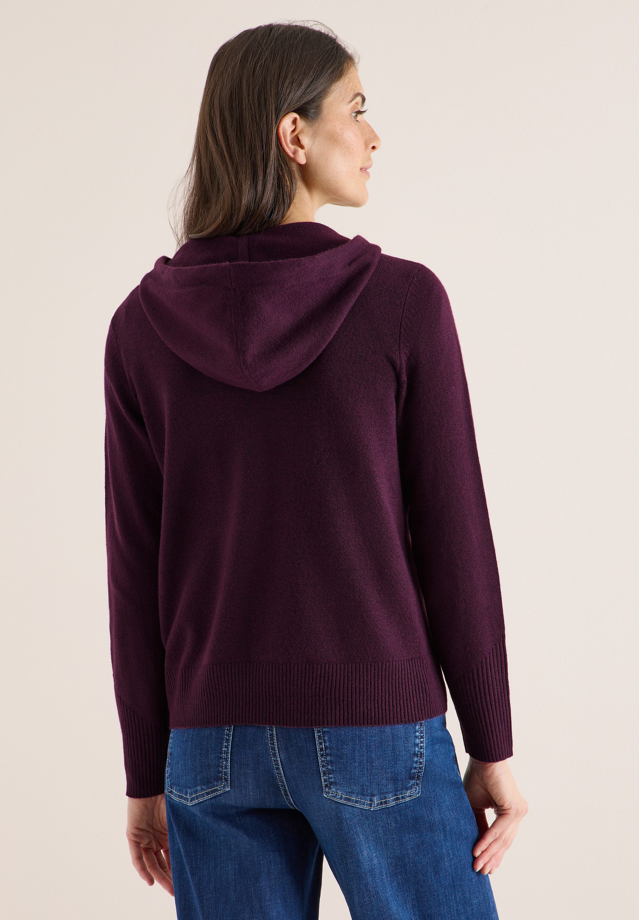 CECIL Cardigan mit Kapuze mit Tunnelzugband günstig online kaufen