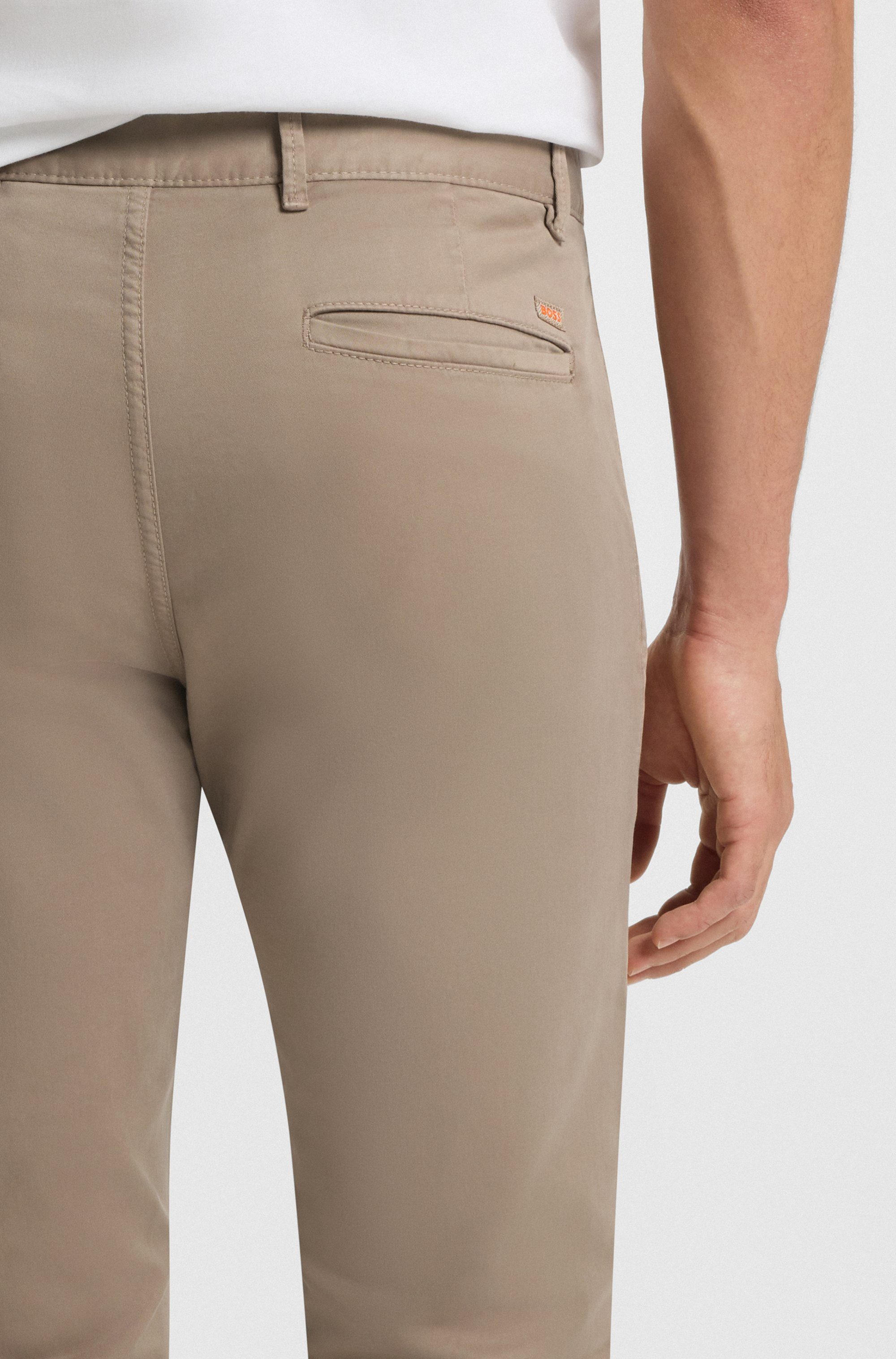 BOSS ORANGE Chinohose slim mit Gesäßtaschen günstig online kaufen