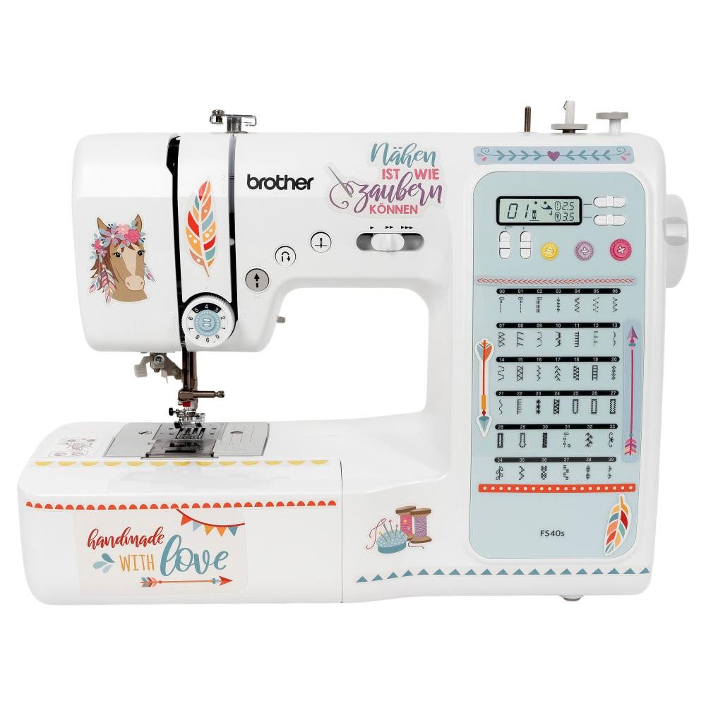 Brother Freiarm-Nähmaschine - FS-40s kullaloo Edition - Computer Nähmaschine - in neuem Look