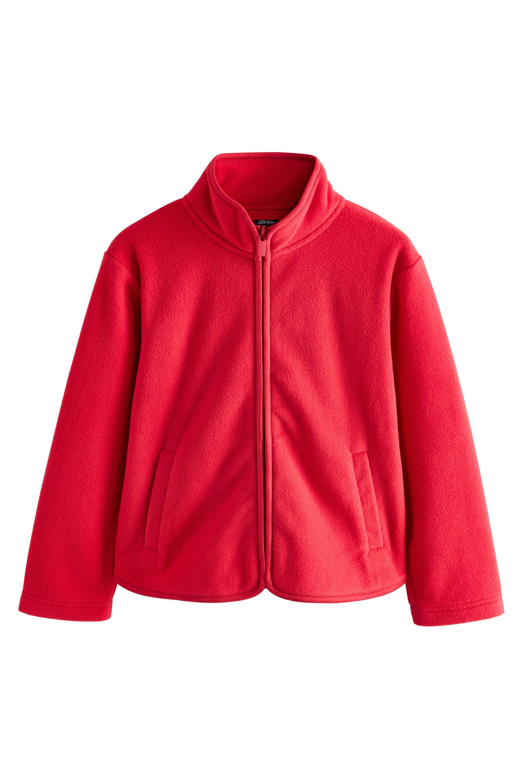 Next Fleecejacke Fleecejacke mit Reißverschluss und Taschen (1-St)