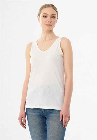 ORGANICATION 2-in-1-Top Women's Tank Top in Off White