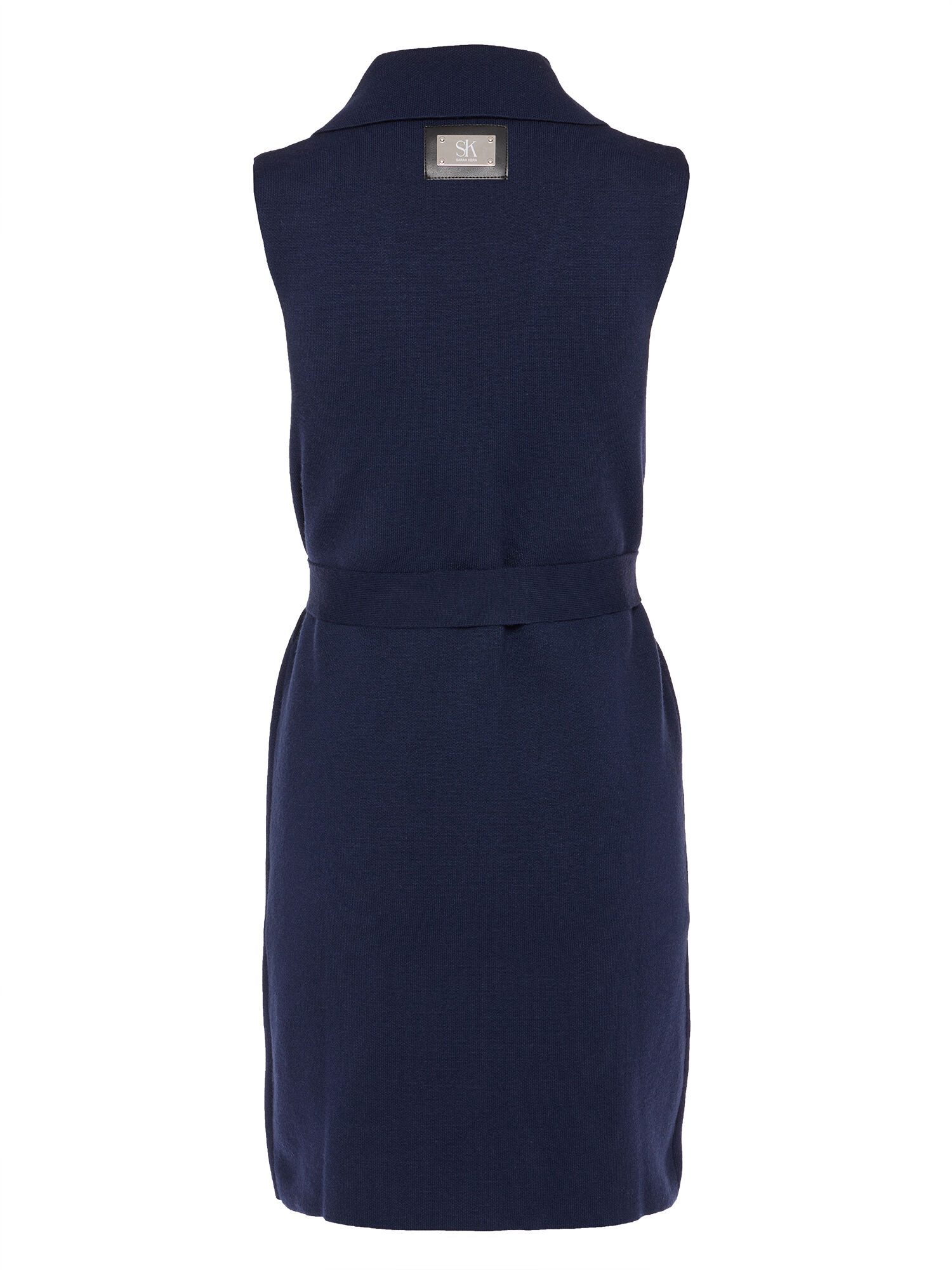 Sarah Kern Bouclèjacke Longstrickjacke figurbetont mit Bindegürtel günstig online kaufen