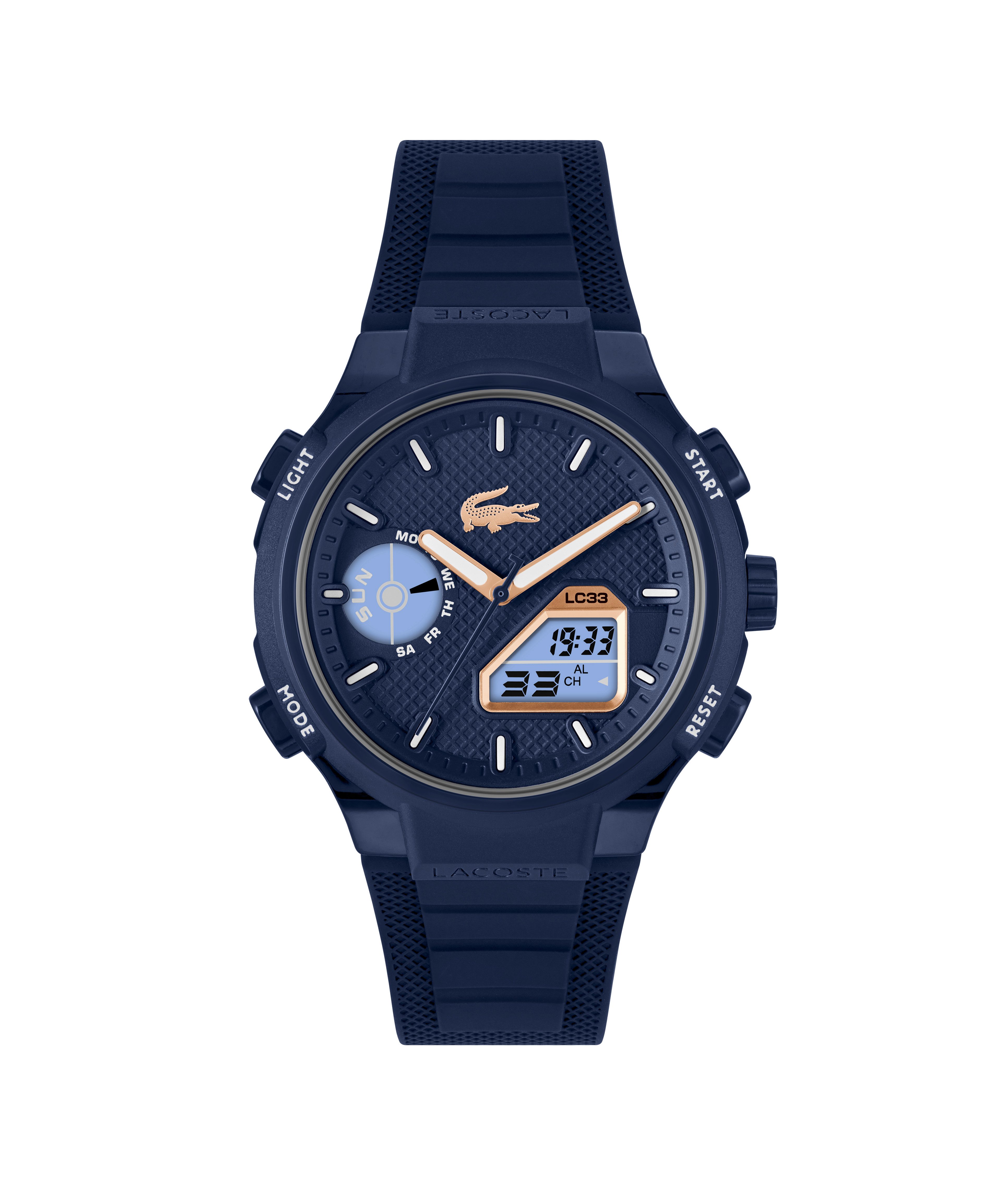 Lacoste Chronograph LC33 2011434, Quarzuhr, Armbanduhr, Herrenuhr, Silikona günstig online kaufen