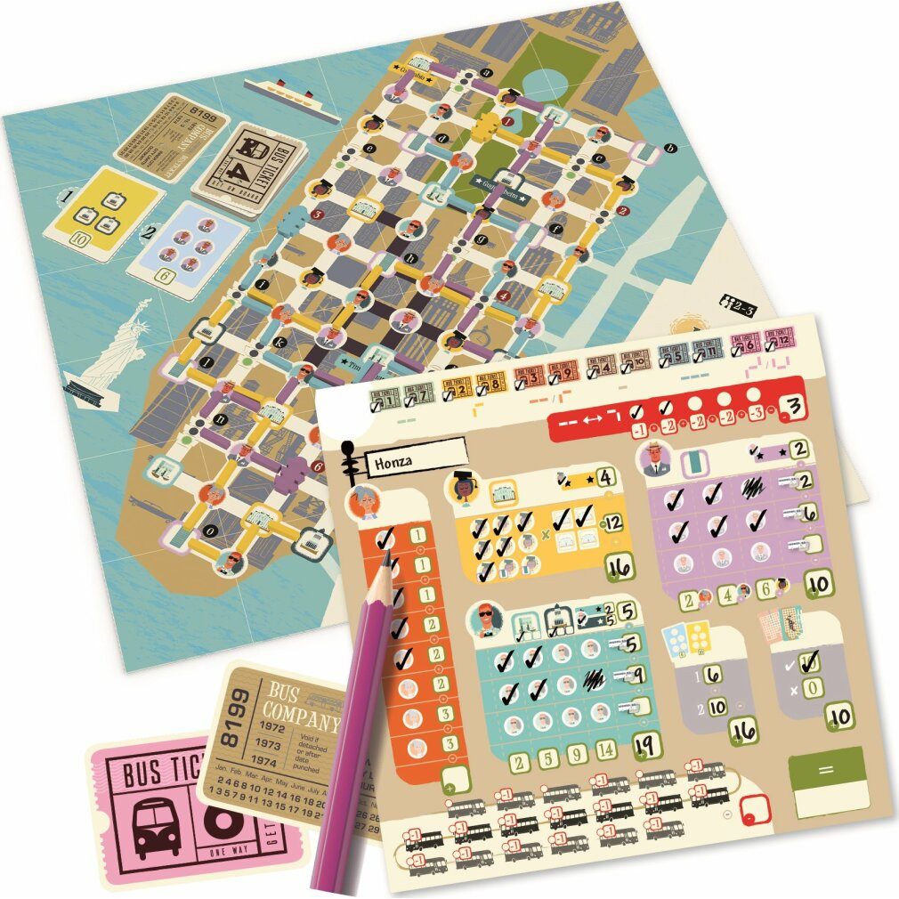 Dino Bikes Spiel DINO Familienspiel Bitte einsteigen