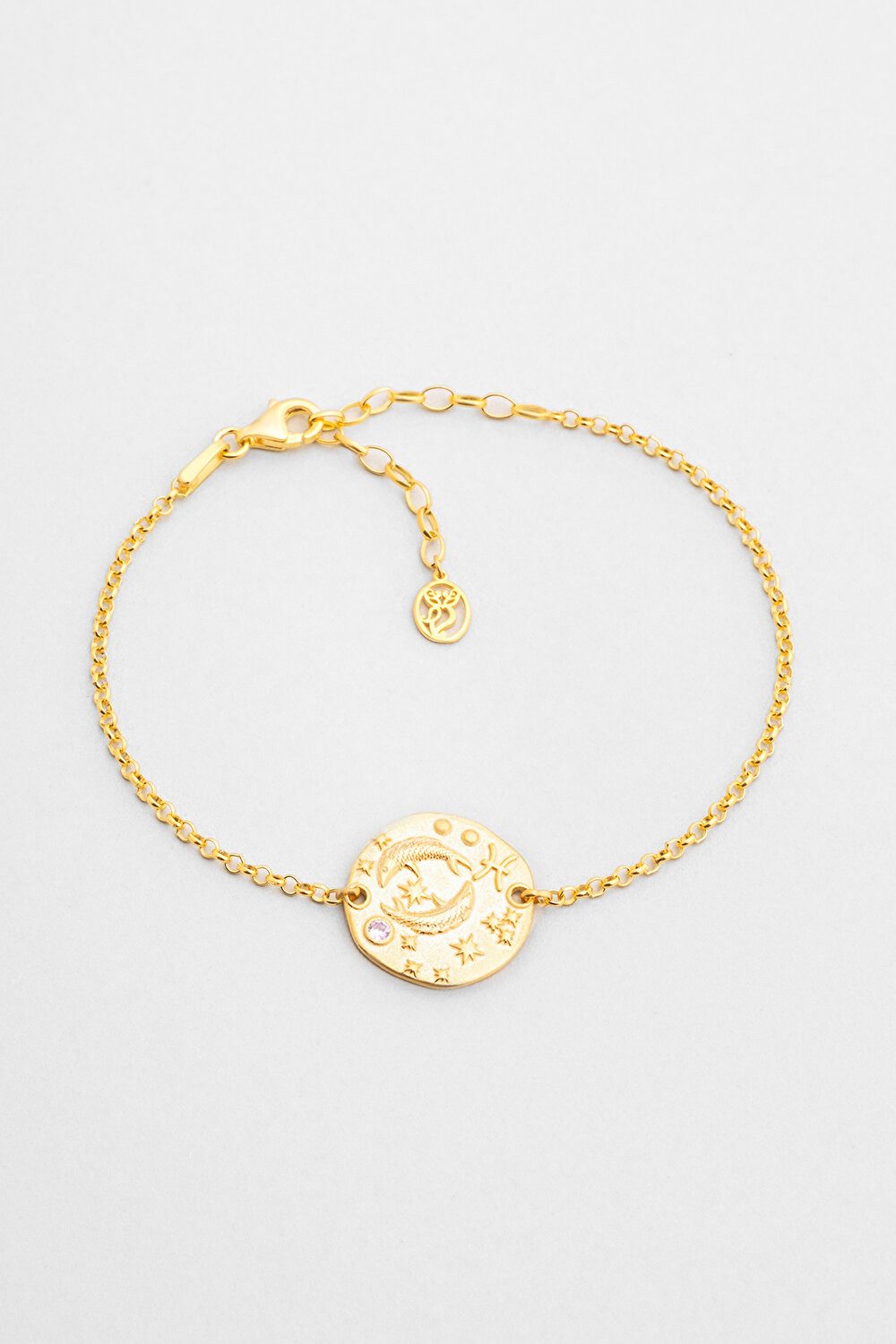 So CHIC... Armband Fische 18K Gelbgold beschichtet 20 cm Silber Armband günstig online kaufen