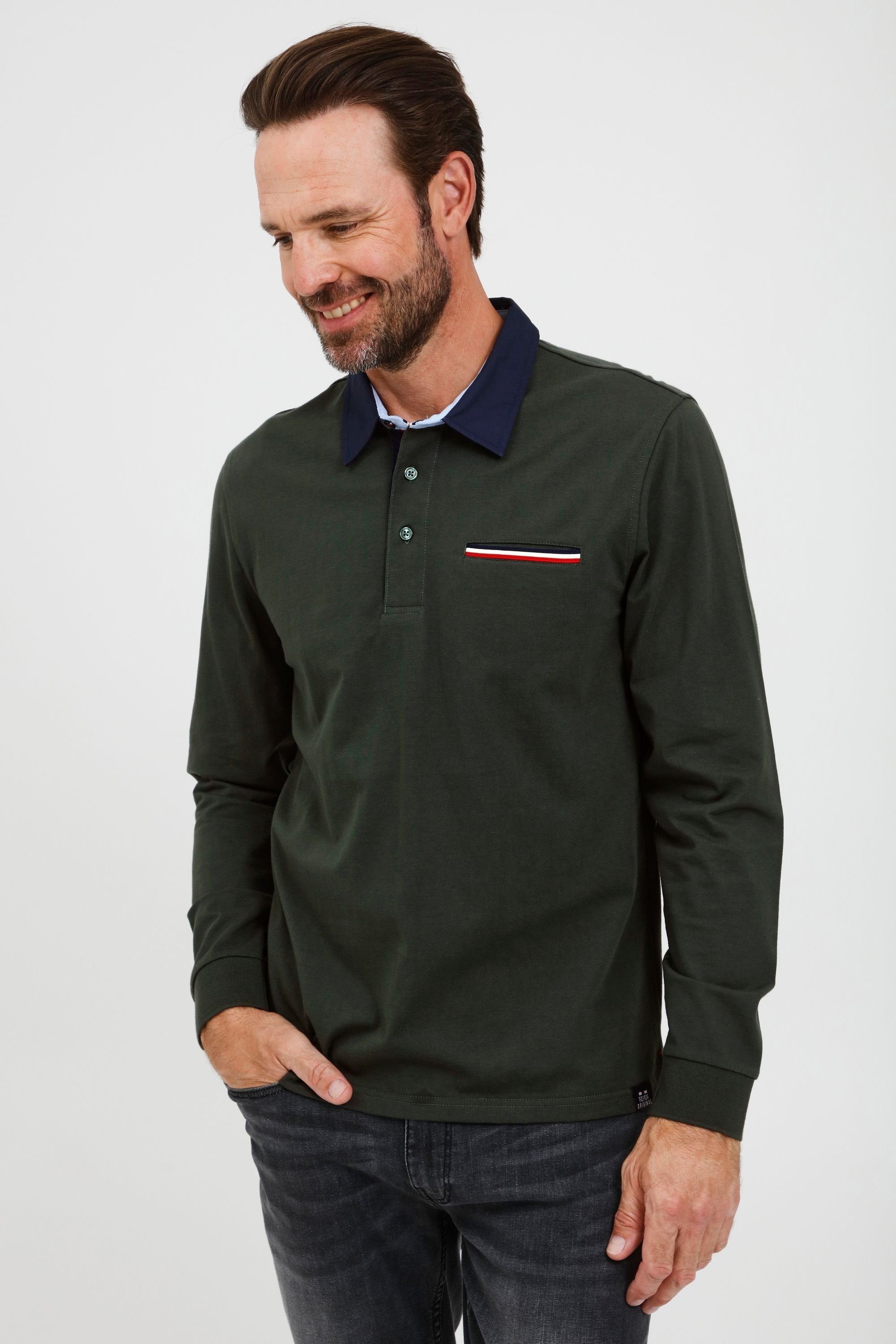 FQ1924 Langarmshirt FQ1924 Deep Forest FQMarten