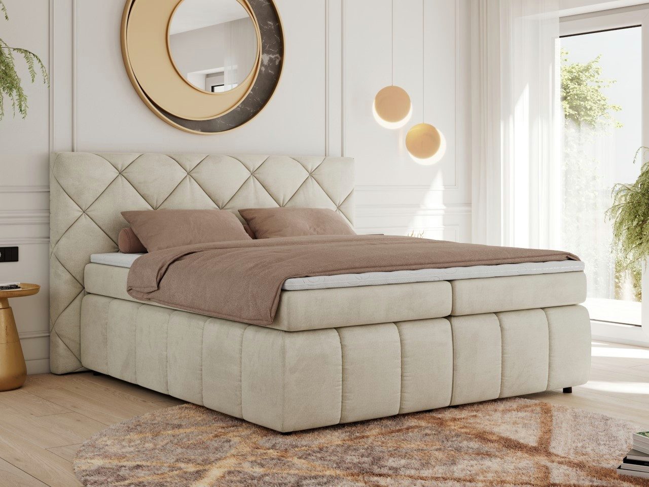 MKS MÖBEL Boxspringbett RITA (Packung, Set, günstig online kaufen