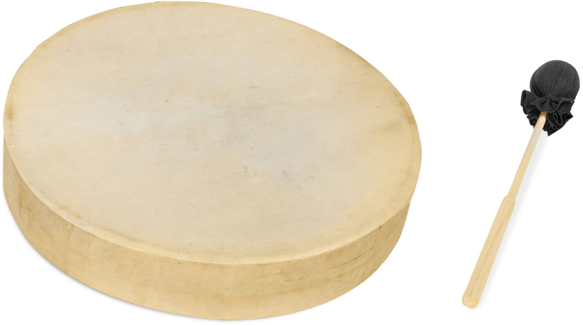 Classic Cantabile Trommel Classic Cantabile TSD-16 Schamanentrommel 16" Set mit Ständer,TSD-16, 3-St., Inkl. Schlägel und Ständer, Kraftvolle, energetische Wirkung