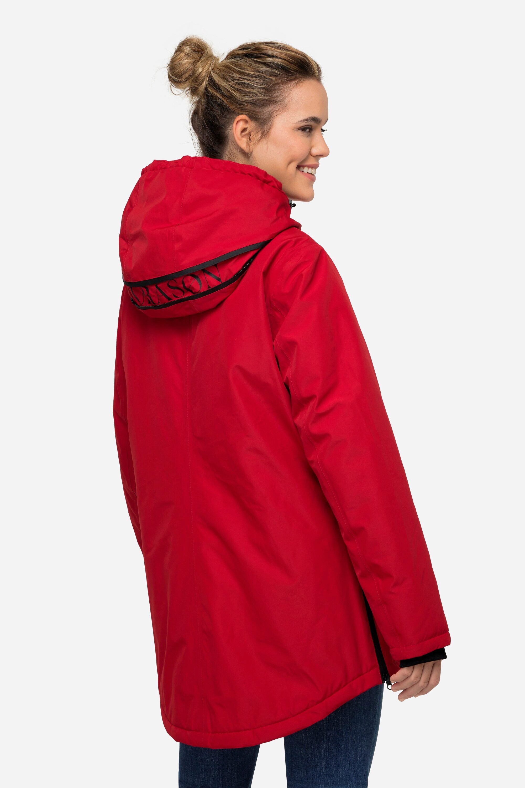 Laurasøn Parka Funktions-Jacke Kapuzen Zipper Seitenschlitze