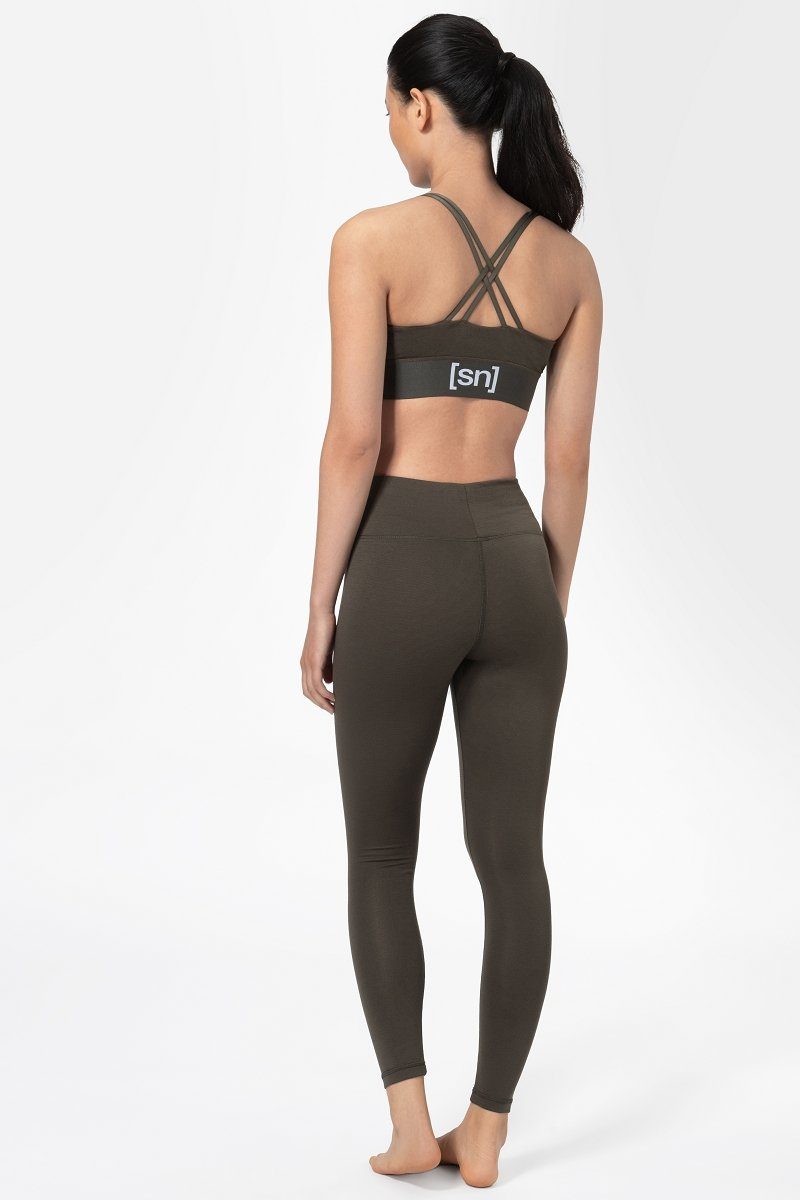 SUPER.NATURAL Sport-BH für Damen aus Merino W SUPER TOP mit gekreuzten Trägern am Rücken