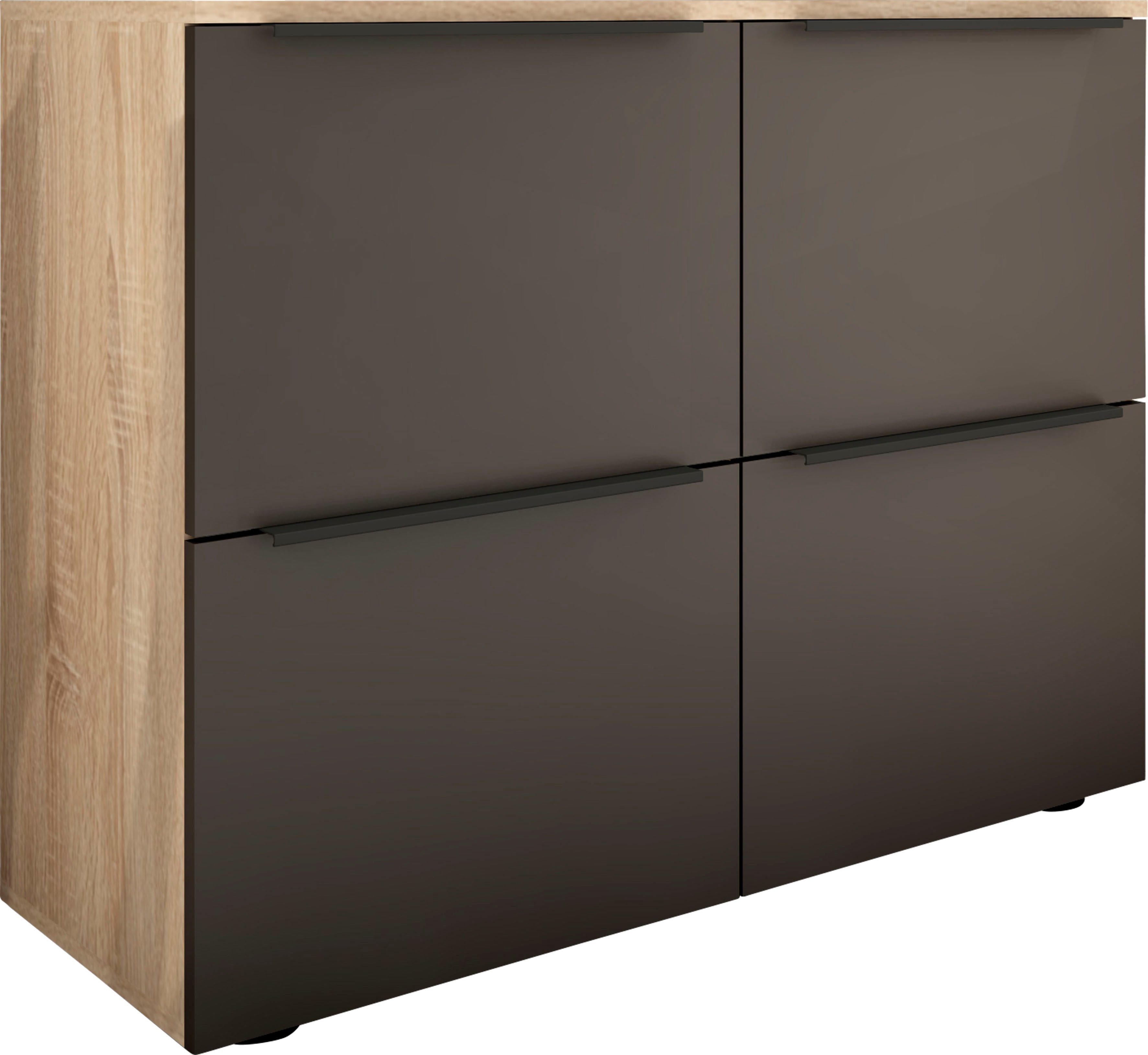 Schnellste und neueste Modelle für 2024 borchardt Möbel Aktenschrank Tom Breite Mehrzweckschrank Sonoma 93 cm, Sonoma Eiche Eiche | Graphit-matt 