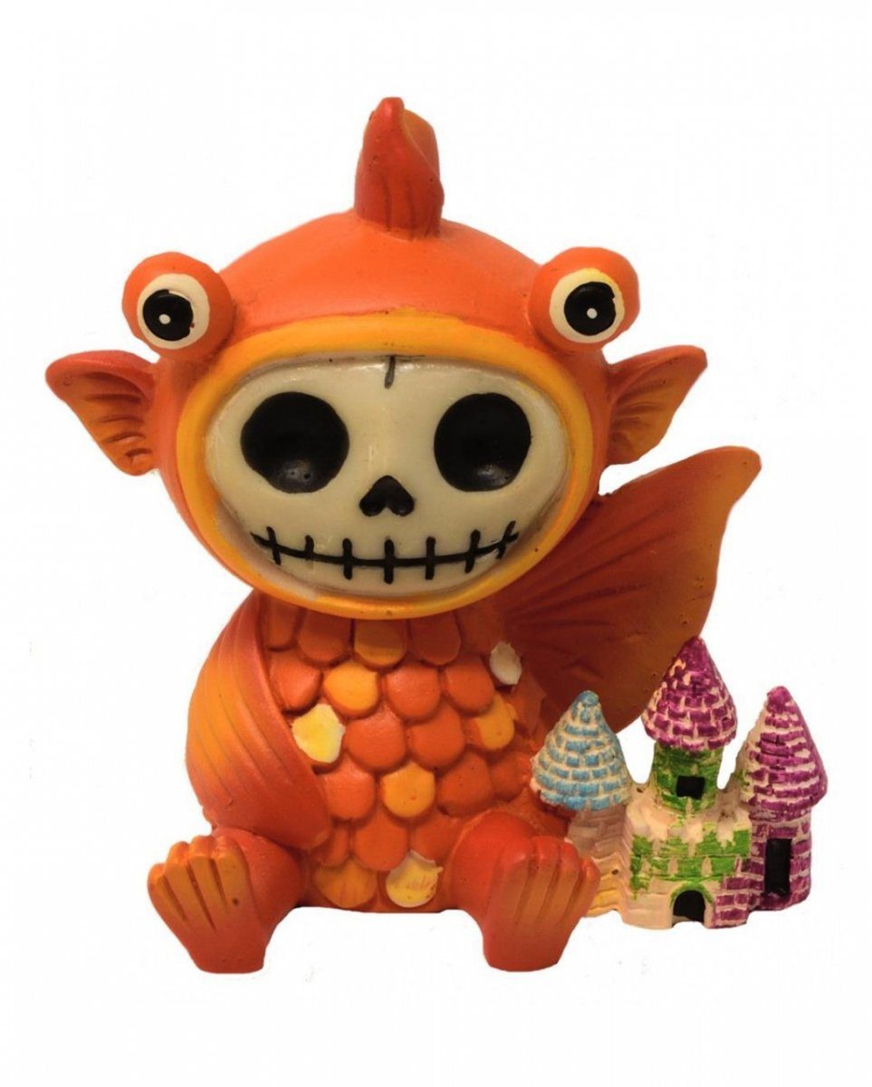 Horror-Shop Dekofigur Kleine Gold Fish Furrybones Figur - die Geschenkid