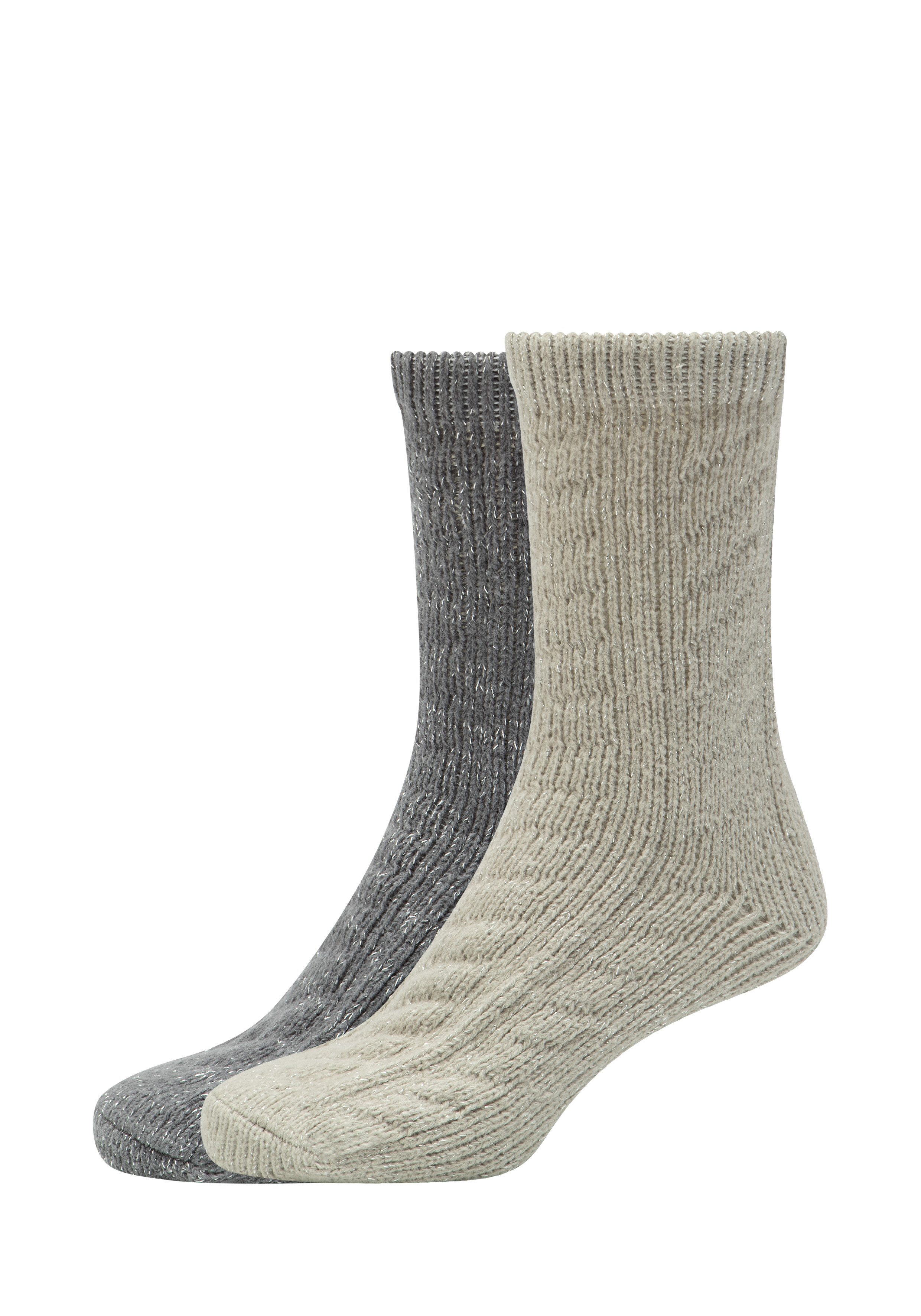s.Oliver Socken warm & cozy (4-Paar) mit elastischem Bund günstig online kaufen
