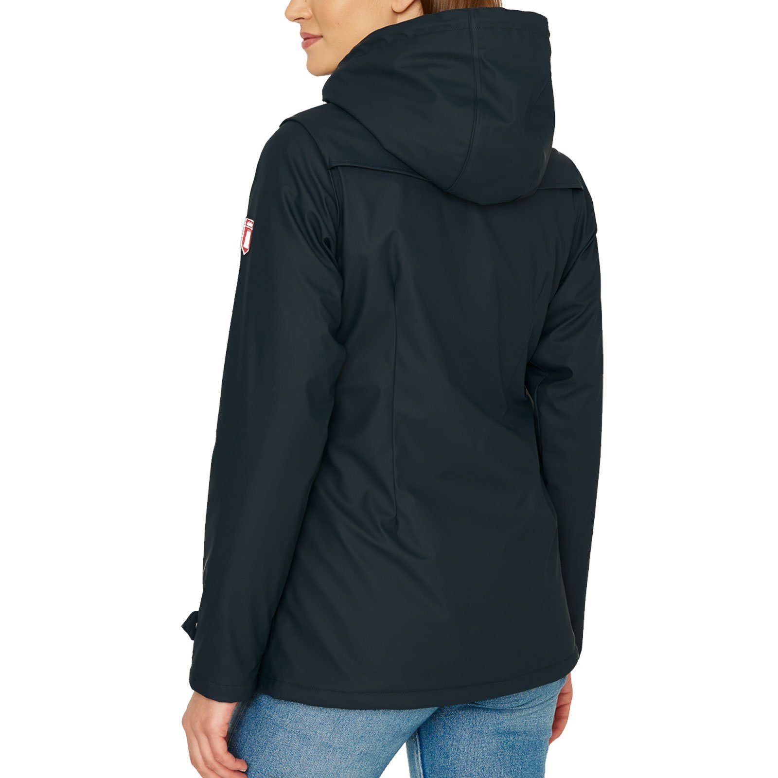 Derbe Regenjacke Pensholm mit weichem Teddy-Innenfutter