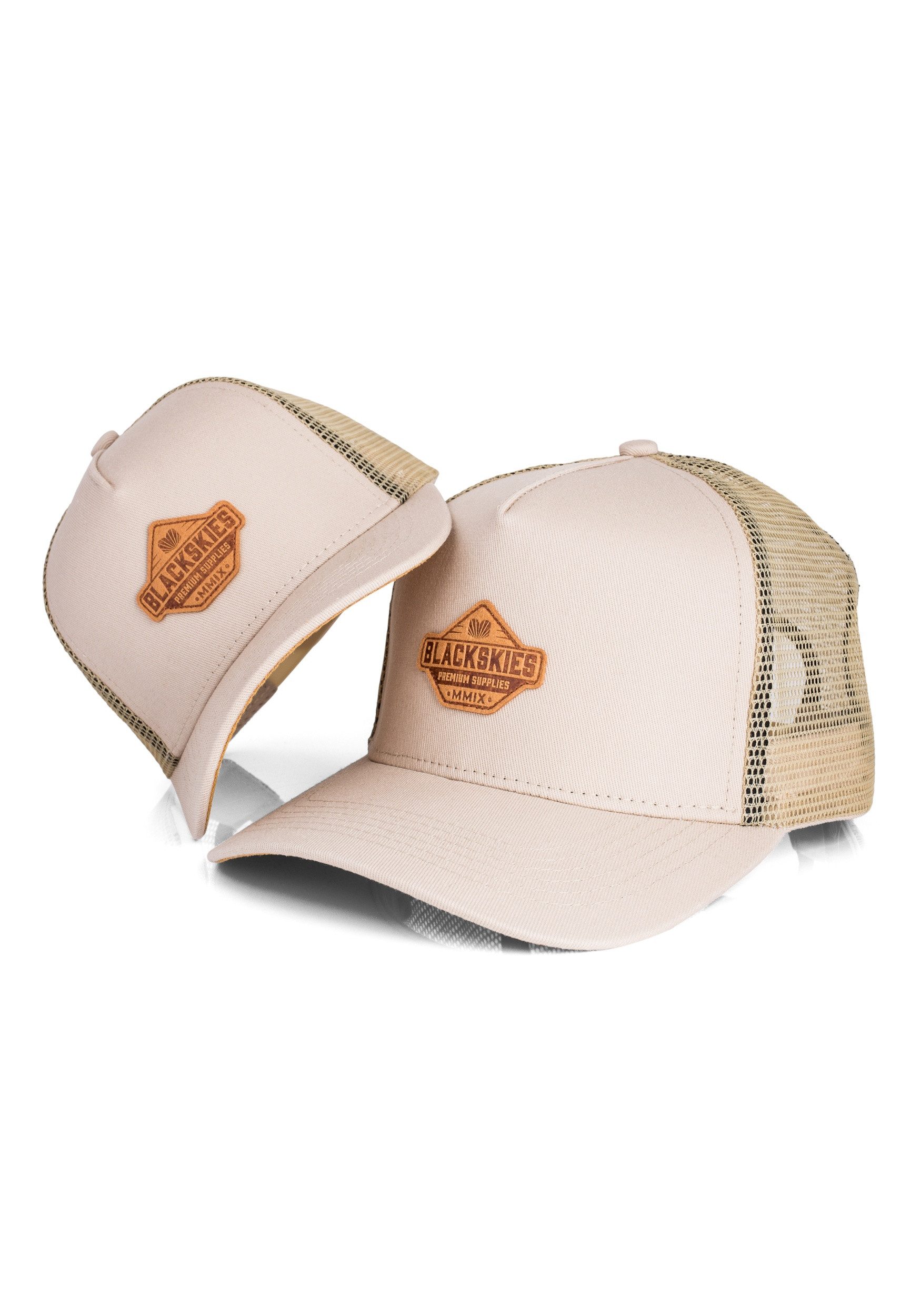 Baseball Cap Essentials Trucker Cap 2er Set Eltern-Kind - Beige-Braun